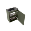 MONDIAZ TURE-DLUX 40cm toiletmeubel Army. EDEN wastafel Lava positie links. Met 1 kraangat. SW1103651