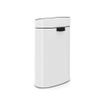 Brabantia Touch Bin Afvalemmer - 40 liter - kunststof binnenemmer - wit SW1117322