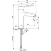 Ideal Standard Ceraplus 2 wastafelkraan m. vaste zelflegende uitloop m. greep 11cm chroom SW197292