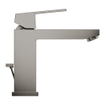 GROHE Eurocube waterbesparende wastafelkraan m-size met waste brushed hard graphite SW444148