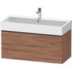 Duravit D-Neo wastafelonderkast 98.4x44x44.2cm 1 lade Noten Mat SW640776