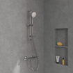 Villeroy & Boch Universal Showers Glijstangset met drie functies voor wandmontage - chroom SW974411
