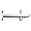 GROHE baduitloop wandmontage met omstelling 1/2x17cm chroom SW334439