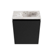 MONDIAZ TURE-DLUX 40cm toiletmeubel Urban. EDEN wastafel Glace positie rechts. Zonder kraangat. SW1105215