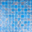 The Mosaic Factory Amsterdam mozaïektegel 2x2x0.4cm voor wand en vloer voor binnen en buiten vierkant Glas Blauw SW62142