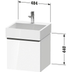 Duravit D-Neo wastafelonderkast 48.4x44x44.2cm 1 lade Eiken (terra) Mat SW641160