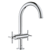 GROHE Atrio Wastafelkraan Opbouw - uitloop 16.6cm - L-size - kruisgreep chroom SW209449