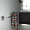 Clou Flat handdoekrek 60cm chroom SW9753