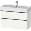 Duravit D-Neo wastafelonderkast 98.4x62.5x44.2cm 2 lades wit Mat SW641074