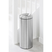 Brabantia Prullenbak - 30 liter - vlamdover- metalen binnenemmer - matt Steel SW1117409