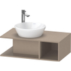 Duravit D-Neo wastafelonderkast 80x26x48cm Linnen Mat SW641126