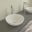 Villeroy & Boch Loop & friends opzetwastafel 38cm rond zonder overloop CeramicPlus stone white SW644126