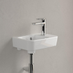 Villeroy & Boch O.novo fontein 36X25cm 1 kraangat rechts met overloop ceramic+ wit SW448504