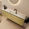 MONDIAZ TURE-DLUX 120cm toiletmeubel Oro. EDEN wastafel Ostra positie midden. Met 1 kraangat. SW1104979