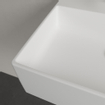 Villeroy & Boch Memento 2.0 Opzet Wastafel - 49.8x42cm - overloop - ceramic+ - stone white SW209585