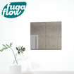 FugaFlow Eccelente Arredo spiegel badkamer spiegelkast - 80x70cm - zwartbruin SW1123665