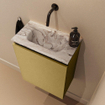 MONDIAZ TURE-DLUX 40cm toiletmeubel Oro. EDEN wastafel Glace positie midden. Zonder kraangat. SW1103409