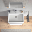 Duravit Vero air wastafel met 1 kraangat 60 x 47 cm. wit SW116941