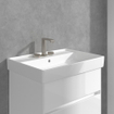 Villeroy & Boch Dawn Driegats wastafelkraan - Matt Brushed Nickel (RVS) SW974313