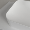 Villeroy & Boch Finion opzetwastafel zonder kraangat 60x35cm Ceramic+ zonder overloop stone white SW209544