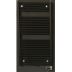 Instamat Robina Elektrische Handdoekradiator 149x60cm met 4 aansluitingen ½ incl. wandconsoles soft zwart SW793470
