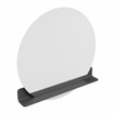 Mondiaz SPOT Badkamerspiegel - rond 90cm - spiegelplanchet - kleur Dark Grey SW1235517