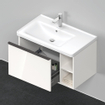 Duravit D-Neo wastafelonderkast 78.4x44x45.2cm 1 lade met softclose wit Hoogglans SW640710