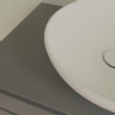 Villeroy & Boch Loop & friends opzetwastafel 42cm rond met overloop CeramicPlus stone white SW644110