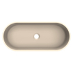 Arcqua Case waskom - ovaal - 60x26cm - mat zand SW1209131