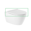 QeramiQ Salina Toiletzitting - 38x46.1x1cm - softclose - quickrelease - wit SW96857
