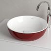 Villeroy & Boch Artis opzetwastafel 43cm rond bordeaux SW644082
