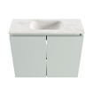 MONDIAZ TURE-DLUX 60cm toiletmeubel Greey. EDEN wastafel Ostra positie midden. Zonder kraangat. SW1104862