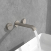 Villeroy & Boch Dawn Driegats wastafelkraan - Matt Brushed Nickel (RVS) SW974332