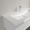 Villeroy & Boch Venticello Wastafel - 120x50cm - 1 kraangat - overloop - wit 1025110