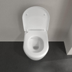 Villeroy & Boch Avento closetzitting slimseat met deksel met softclose en quick release met RVS scharnieren wit SW60338