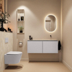 MONDIAZ TURE-DLUX 120cm toiletmeubel Cale. EDEN wastafel Ostra positie rechts. Zonder kraangat. SW1104771