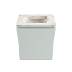 MONDIAZ TURE-DLUX 40cm toiletmeubel Greey. EDEN wastafel Frappe positie midden. Zonder kraangat. SW1102761