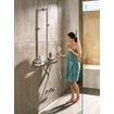 Hansgrohe Raindance select s 120 glijstangset ecosmart comfort 110 rechts chroom wit SW66587