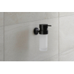 Duravit Starck T Zeepdispenser - 17.6x6cm - matglas - zwart mat SW297098