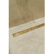 Fortifura Galeria douchegoot - 60cm - tegelrooster - vloerflens - Geborsteld Messing PVD (Goud) SW1075395