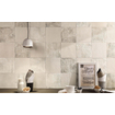 Fap Ceramiche wand- en vloertegel - 20x20cm - 9mm - Vierkant - Natuursteen look - Wit mat SW88626