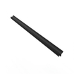 Saniclass Universo afwateringsprofiel/lekstrip/waterkering - universeel - 200cm inkortbaar - voor 8mm glas - mat zwart SW1127342