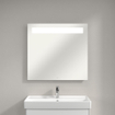 Villeroy & Boch More To See spiegel met geïntegreerde LED verlichting horizontaal 3 voudig dimbaar 80x75x4.7cm 1024967