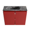 MONDIAZ TURE-DLUX 60cm toiletmeubel Fire. EDEN wastafel Lava positie midden. Zonder kraangat. SW1103775