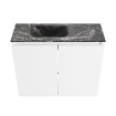 MONDIAZ TURE-DLUX 60cm toiletmeubel Talc. EDEN wastafel Lava positie links. Zonder kraangat. SW1103596