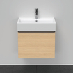 Duravit D-Neo wastafelonderkast 58.4x44x44.2cm 1 lade Natuur eiken Mat SW640969