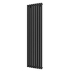 Plieger Trento designradiator verticaal met middenaansluiting 1800x470mm 1086W zwart grafiet (black graphite) SW105340