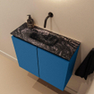 MONDIAZ TURE-DLUX 60cm toiletmeubel Jeans. EDEN wastafel Lava positie midden. Zonder kraangat. SW1103912