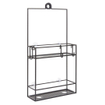 Umbra Cubiko douche etagere 61x31x11cm Staal Zwart SW539637