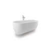 Duravit Luv vrijstaand bad 180 x 85 cm met afvoer/overloop wit SW228003